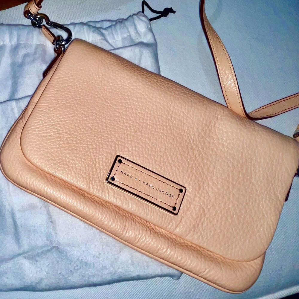 NWOT Marc by Marc Jacobs Peach Crossbody Flap Bag